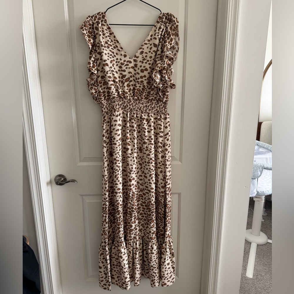Express Cheetah Print Dress